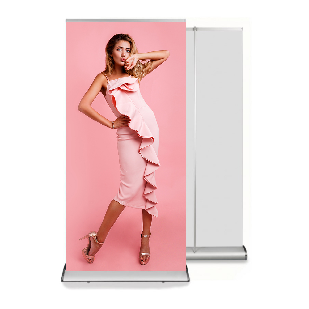 Advertising stand Elegant RollUp with print