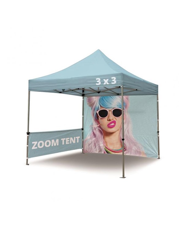 Tents for outdoor events 3x3m with print