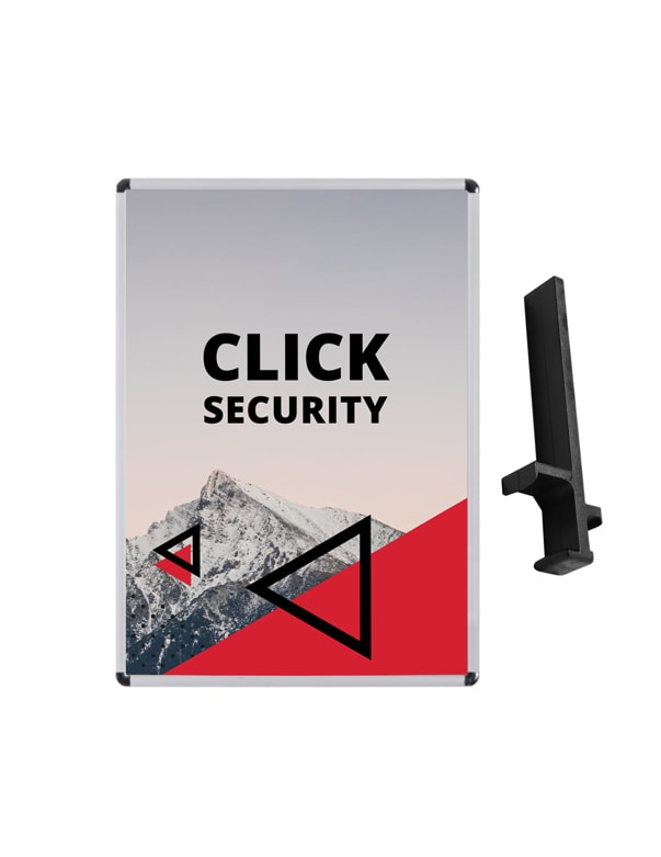 Plakato rėmelis CLICK Security