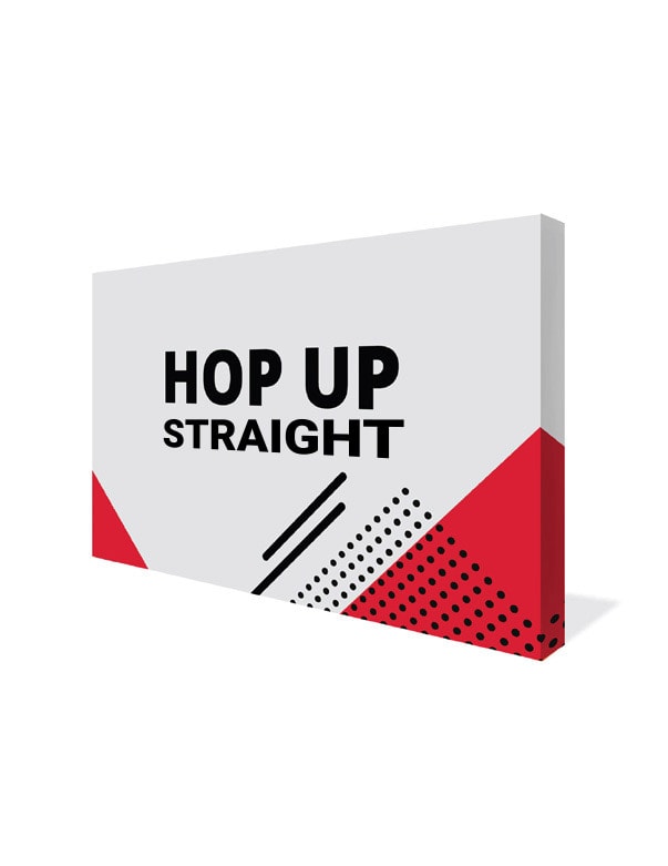 Reklāmas stends - HopUp Straight