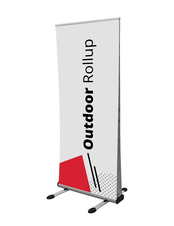 Advertising stand Outdoor RollUp with print